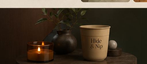 Hide & Nip table decor asset